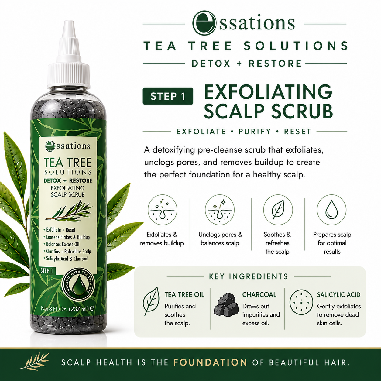 Essations Tea Tree Solutions Detox + Restore Bundle
