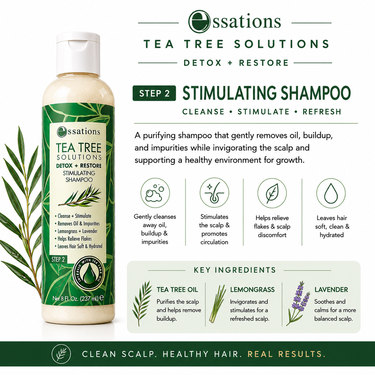 Essations Tea Tree Solutions Detox + Restore Bundle