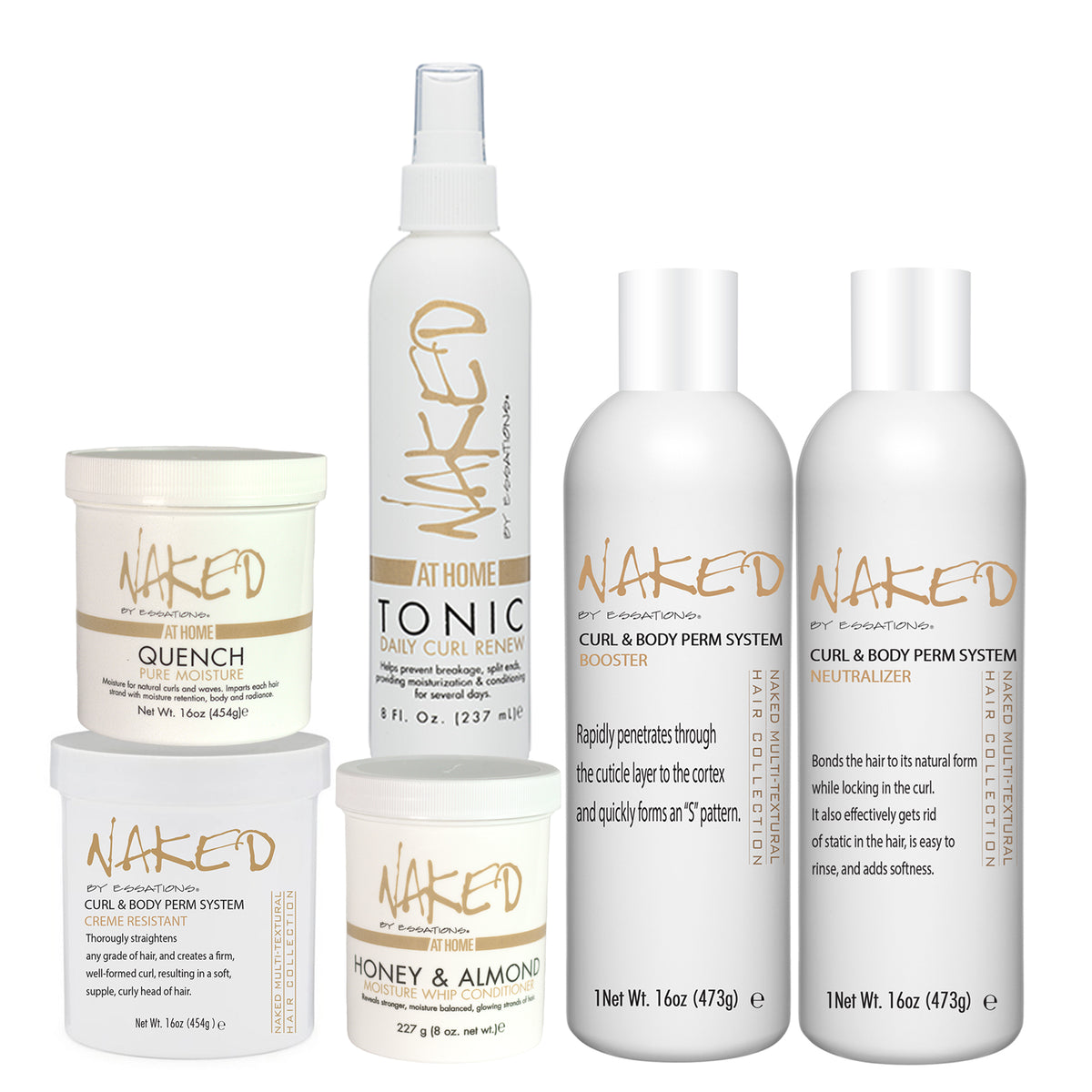 Naked Curl & Body Perm System - Resistant